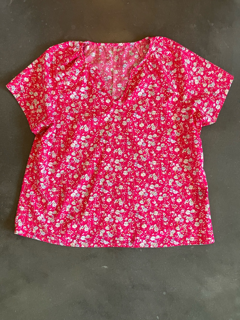 Girls' Pink Floral Skirt - Brand Unknown
